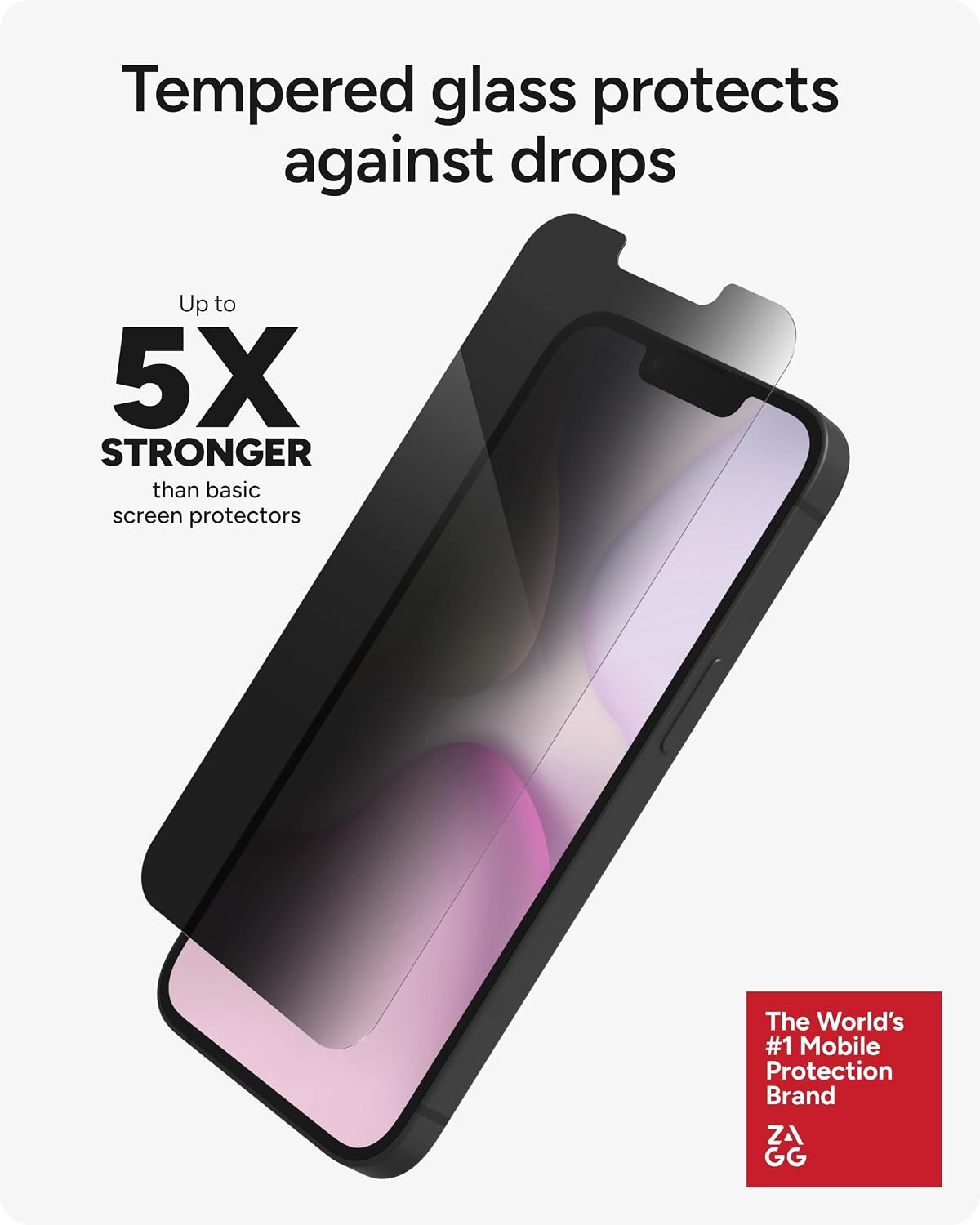 ZAGG Glass Elite Privacy Screen Protector for iPhone 17 Pro Max