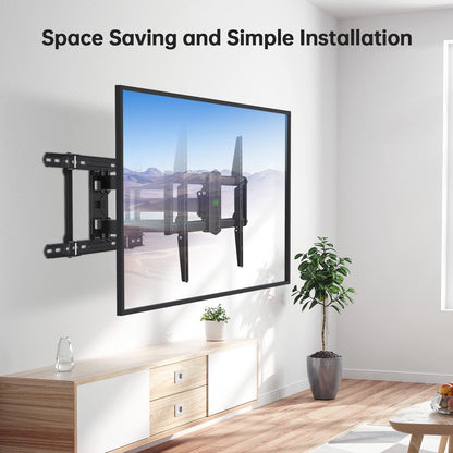 USX Mount Full Motion TV Wall Mount for 42-90 inch TV Holds up to 132lbs