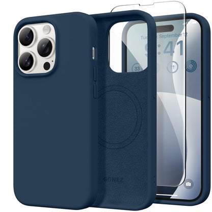GONEZ for iPhone 18 Pro Max Case/iPhone 17 Pro Max Case, Mist Blue