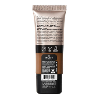 e.l.f. Soft Glam Satin Foundation, Medium Coverage, 43 Tan Cool
