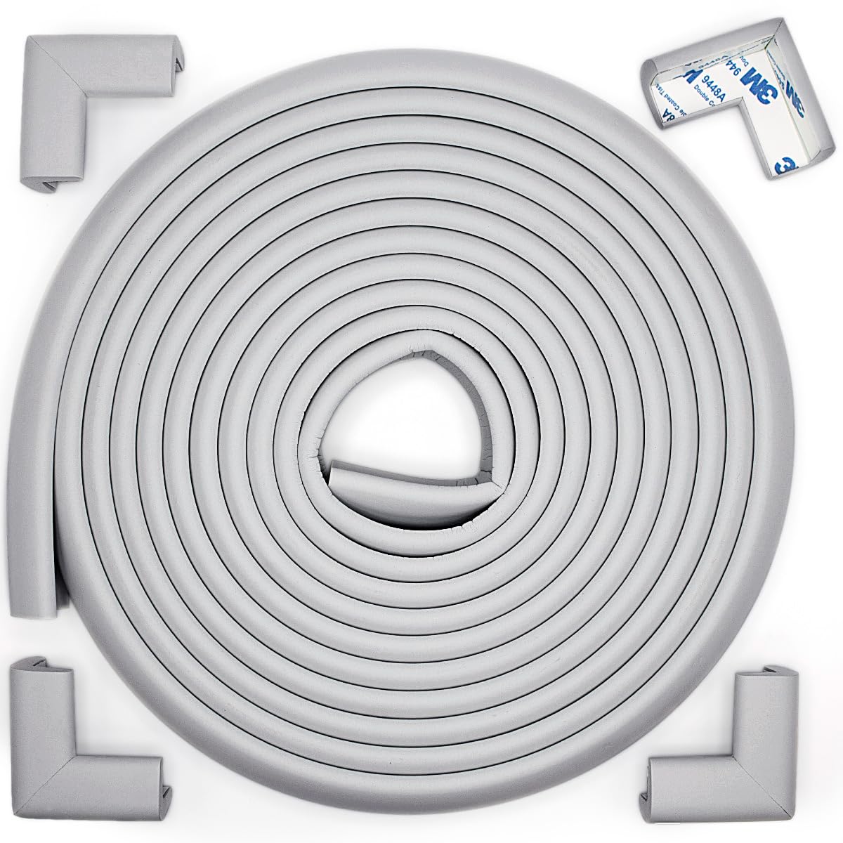 Roving Cove Baby Proof Corner Edge Protector, Small 15ft Edge 4 Corners