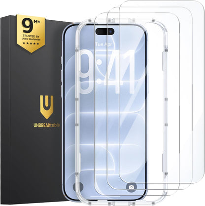 UNBREAKcable 3-Pack Screen Protector for iPhone SE 2022/SE 2020, iPhone 8/7