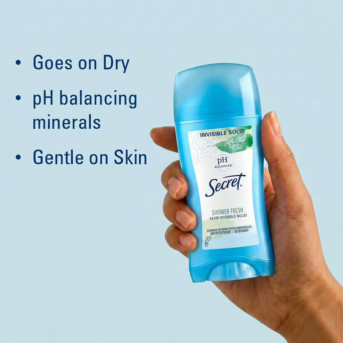 Secret Antiperspirant Deodorant for Women, Shower Fresh, 2.6 oz Pack of 2
