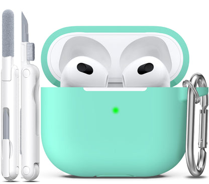 R-fun for AirPods 2nd/1st Case Silicone Cover, Banana Violet