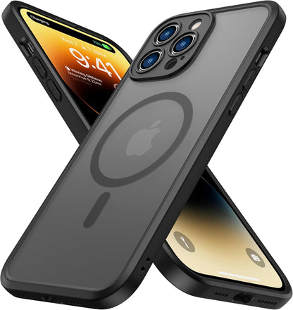 ImpactStrong Magnetic Guard Designed for iPhone 17 Air Case [Camera Protection] [Military Grade Drop Tested] [Compatible with MagSafe] Slim Translucent Matte Phone Case (6.6") - Navy Blue