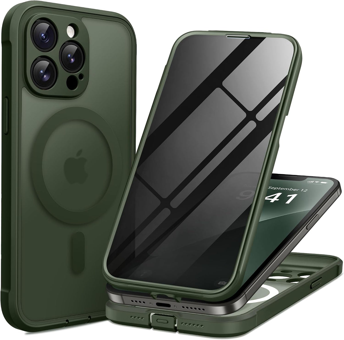 BERFY for iPhone 16 Pro Max Case, Fit for MagSafe
