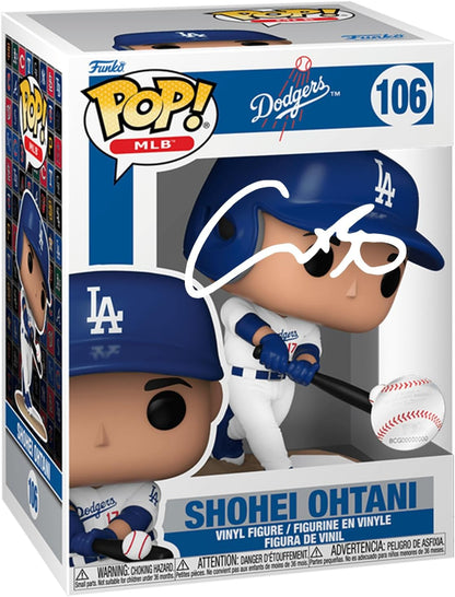 Shohei Ohtani #106 Funko POP! Figurine, LA Dodgers, Facsimile Signed