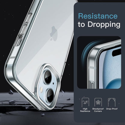 JETech Case for iPhone 15, Anti-Yellowing, Green