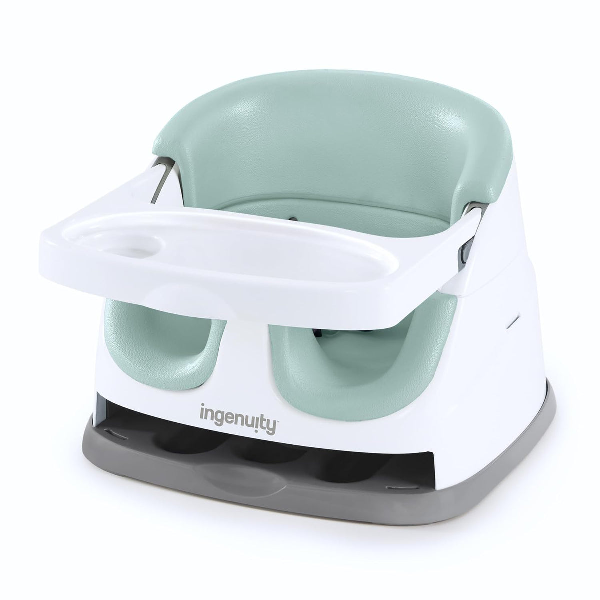 Ingenuity Baby Base 2-in-1 Booster Seat with Tray, Feeding & Floor Seat