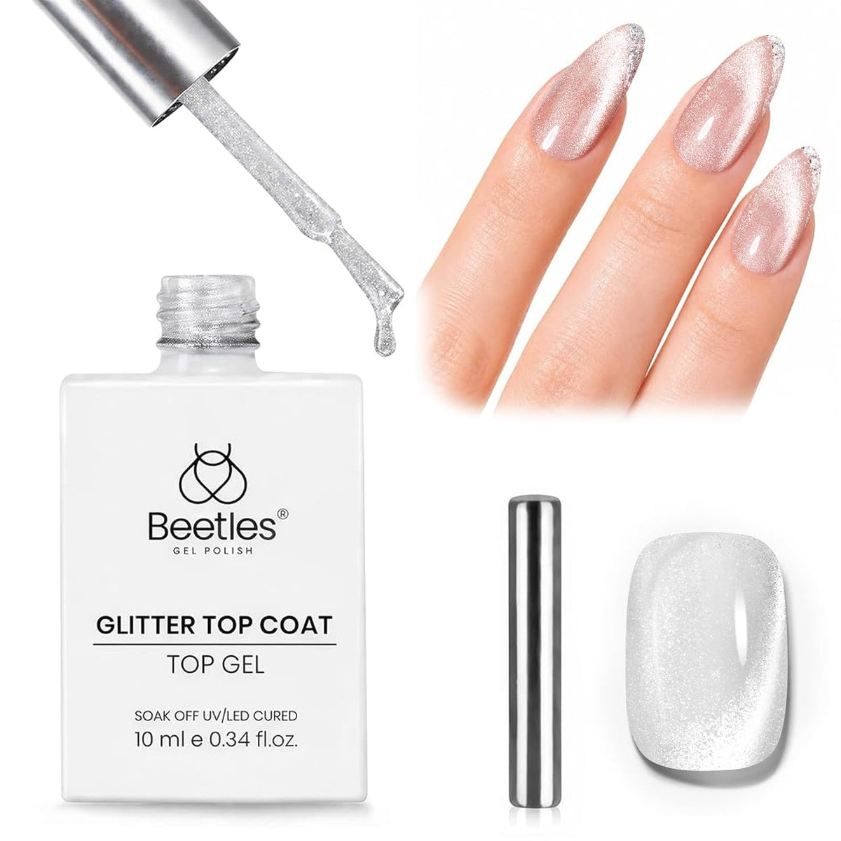 Beetles Nail Dehydrator and Primer Set 2Pcs 15 ml