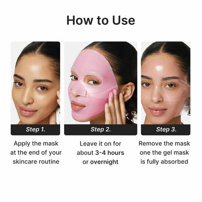 medicube Jelly Gel Mask with Salmon DNA PDRN Pink Collagen, Plump & Hydrate