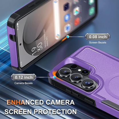 for Samsung Galaxy S24 FE Case, Full Body Heavy Duty Cover, Black Matte