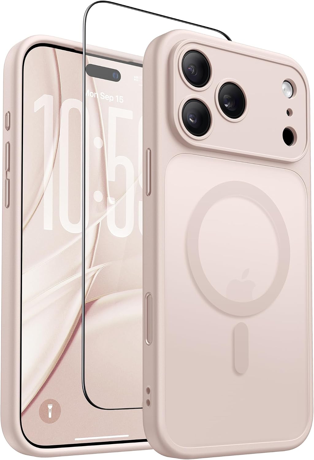 Magnetic Shockproof for iPhone 18 Pro & iPhone 17 Pro Case, Sunset Orange