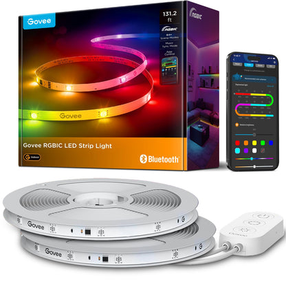 Govee 16.4ft RGBIC LED Strip Lights, LED Lights for Bedroom, APP Control