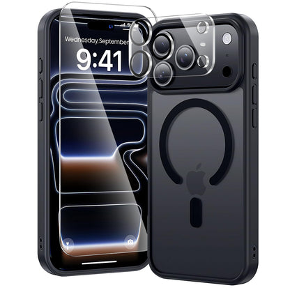 toushion 3 in 1 for iPhone 15 Plus Case Transparent