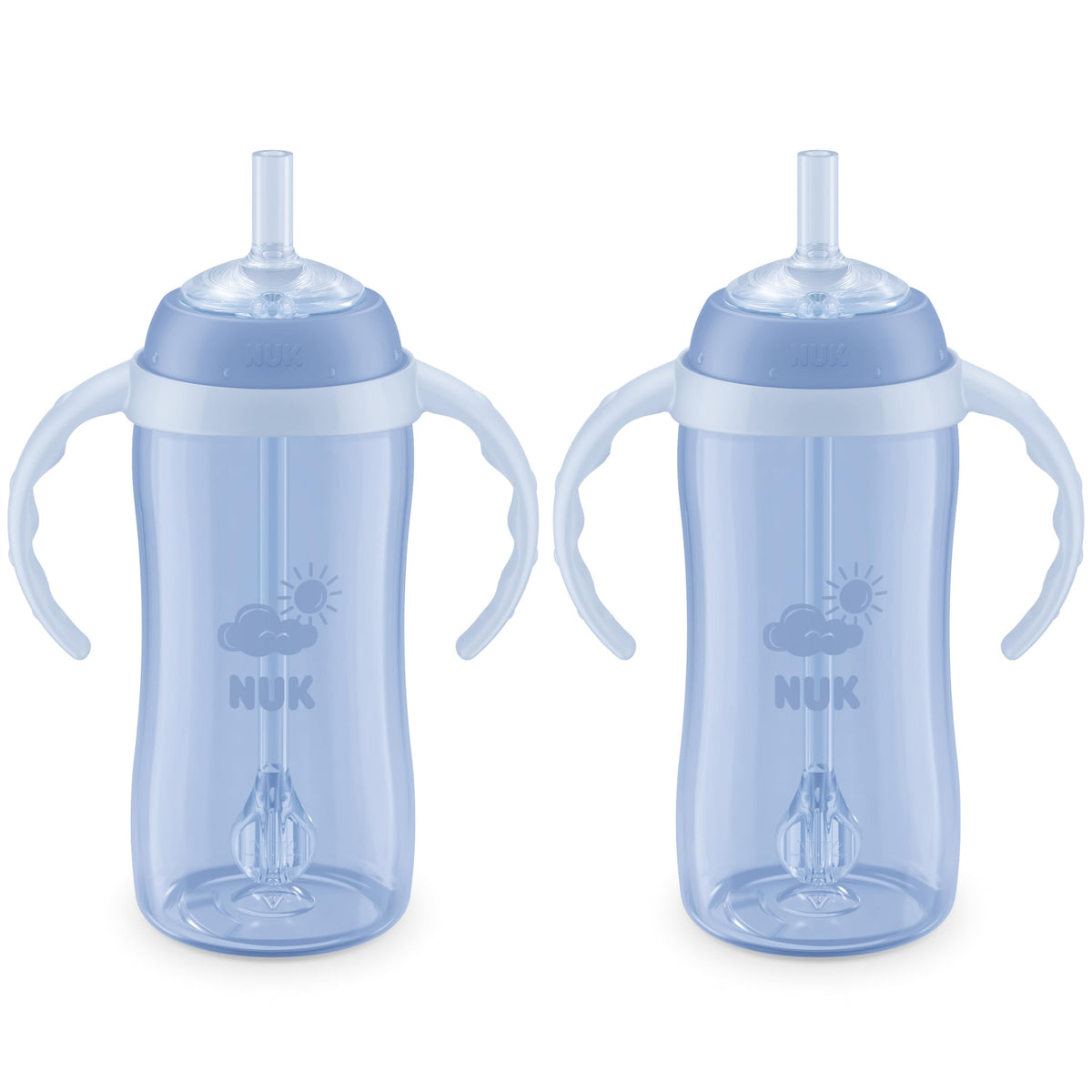NUK Learner Straw Cup, 10oz, 2-Pack, Amazon Exclusive Timeless