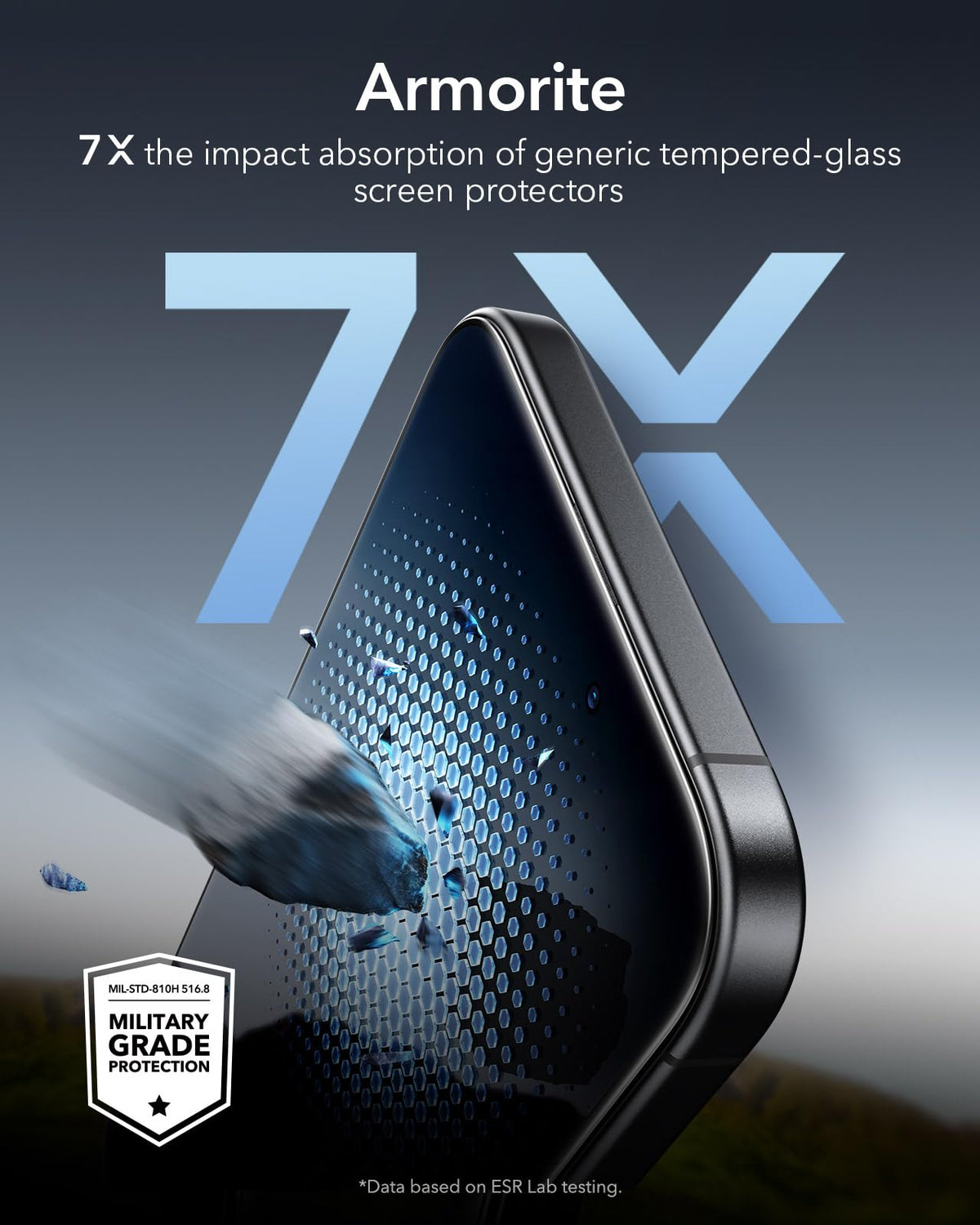 ESR 3 Pack for iPhone 17 Pro Max Screen Protector, Armorite