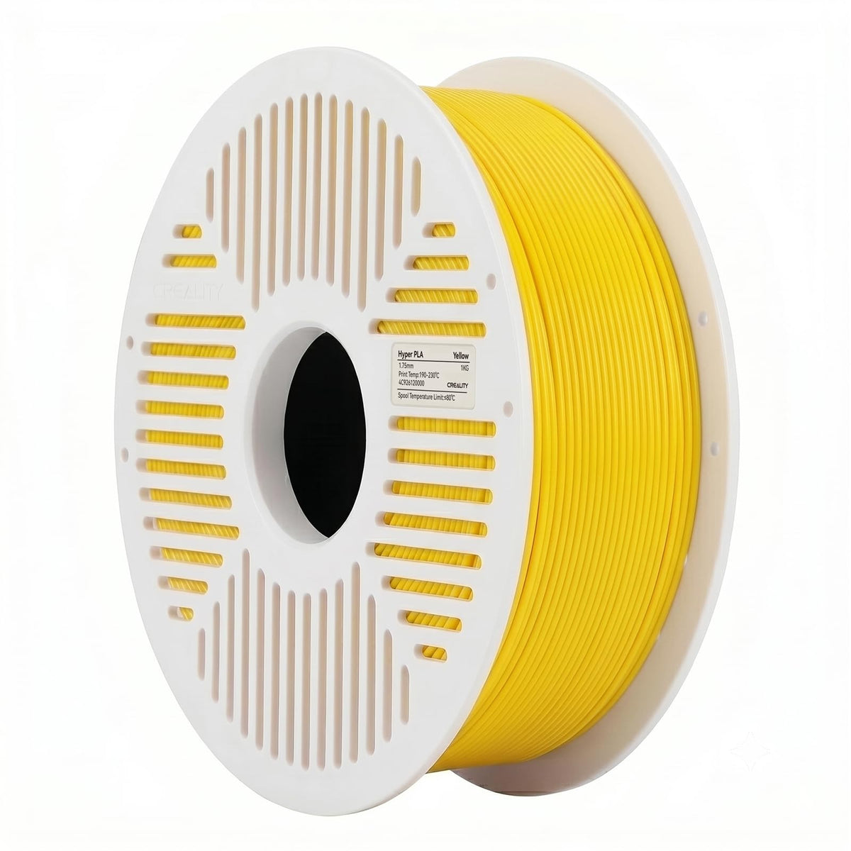 Creality Hyper PLA Filament RFID 1.75mm with Reusable Spool 1KG, High Speed Up to 600mm/s, White, 1-Pack