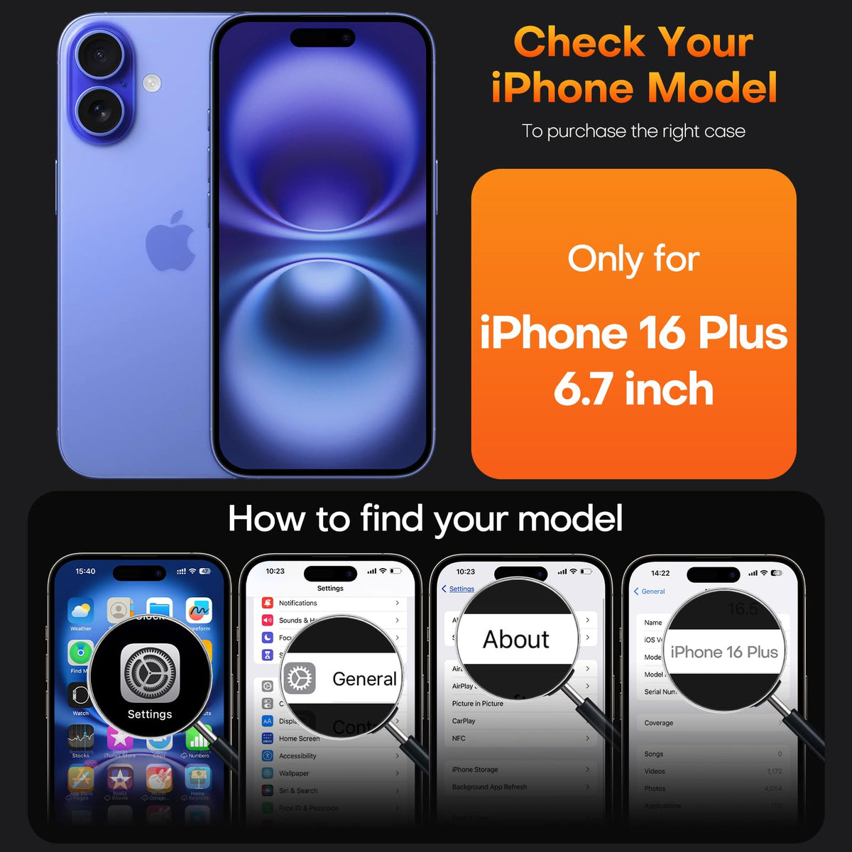 TAURI for iPhone 16 Pro Case, Compatible with MagSafe, Clear