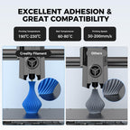 Creality PETG Filament 1.75mm 4KG, Black+White+Blue+Red, Total 4-Pack