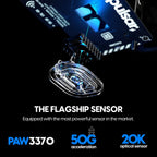 Pulsar Gaming Gears - Xlite V2 Wireless Gaming Mouse, Ultra Lightweight, 2.1 oz (59 g) (Renewed)