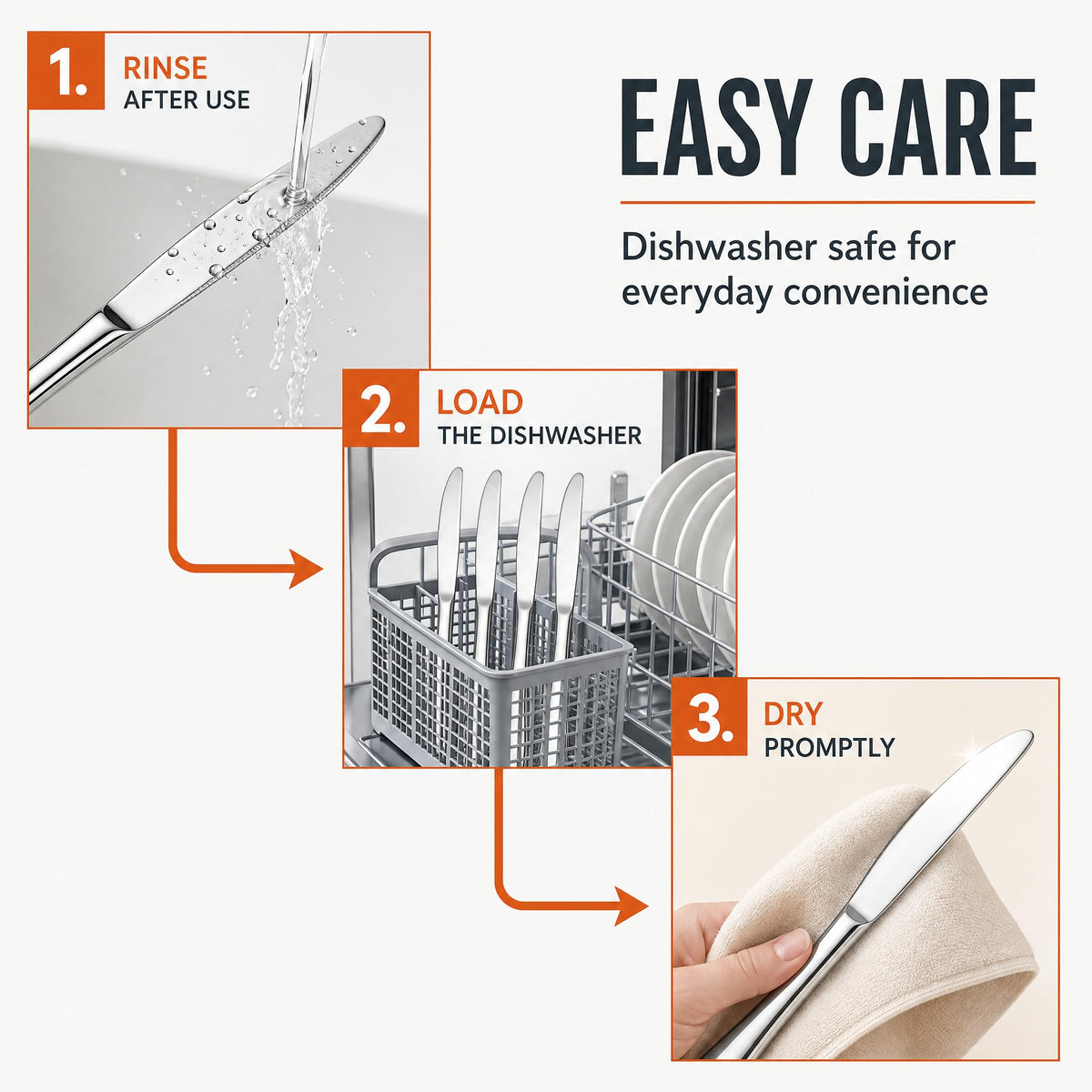 NICE KITCHEN 16 Pieces Dinner Forks Set,8" Fork,Stainless Steel Dinner Fork