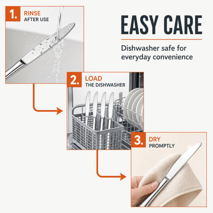 NICE KITCHEN 16 Pieces Dinner Forks Set,8" Fork,Stainless Steel Dinner Fork