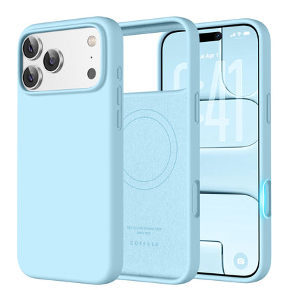 Magnetic for iPhone 18 Pro /17 Pro Case Silicone, Wine Red