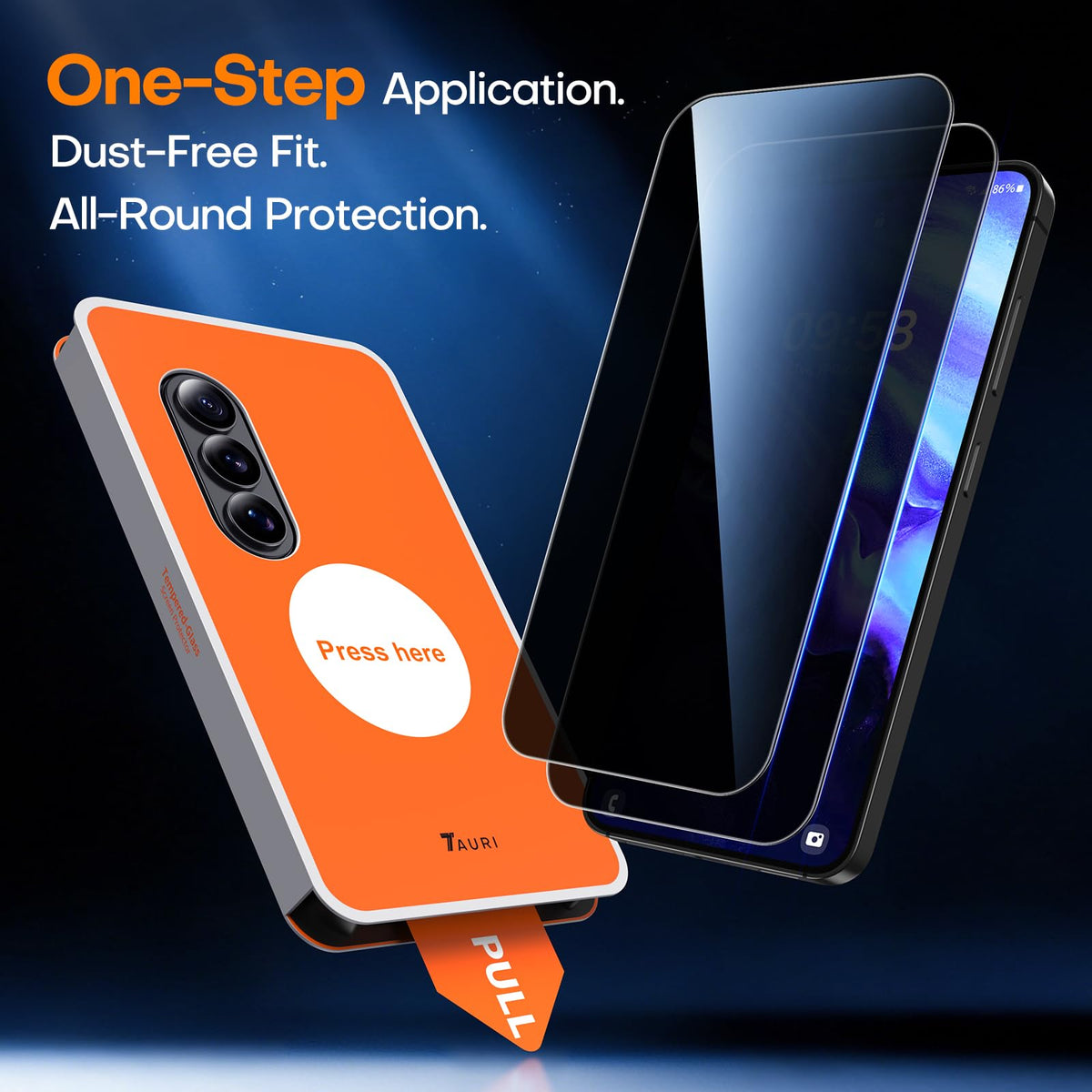 TAURI 2 Pack for Samsung Galaxy Z Fold 8 Ultra Privacy Screen Protector