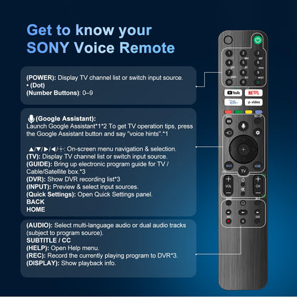 Magic Remote for LG-TV-Remote, Replacement for LG Smart TV Remote Control, AN-MR20GA Compatible Universal Remote Control with Voice, Pointer and Netflix/Prime Video Hotkeys