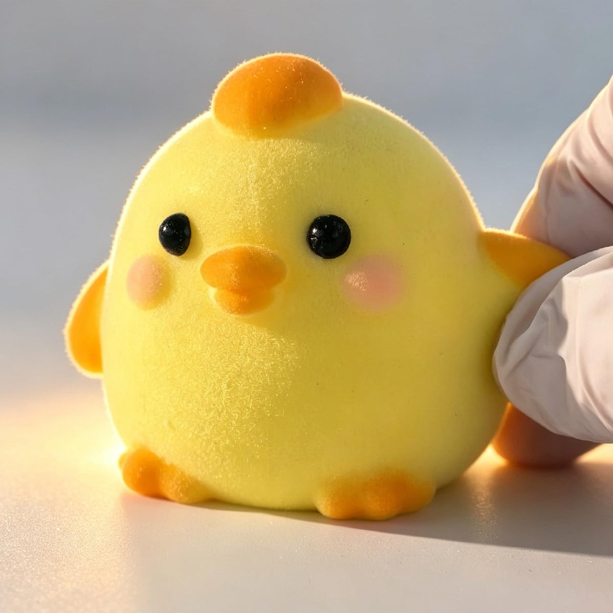 2-Pack Handmade Duck Chick Squishy Toys, Cute Stress Relief Squeeze Toys