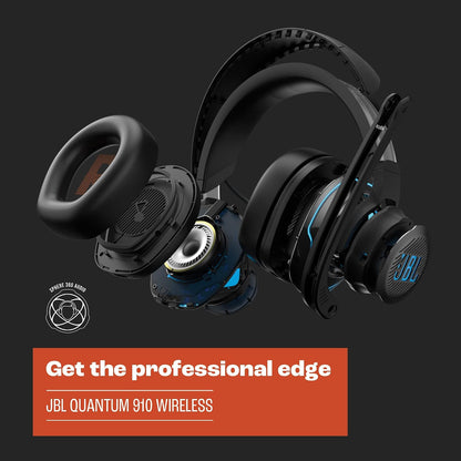 JBL Quantum 910 Wireless - Performance Gaming Headset - Black