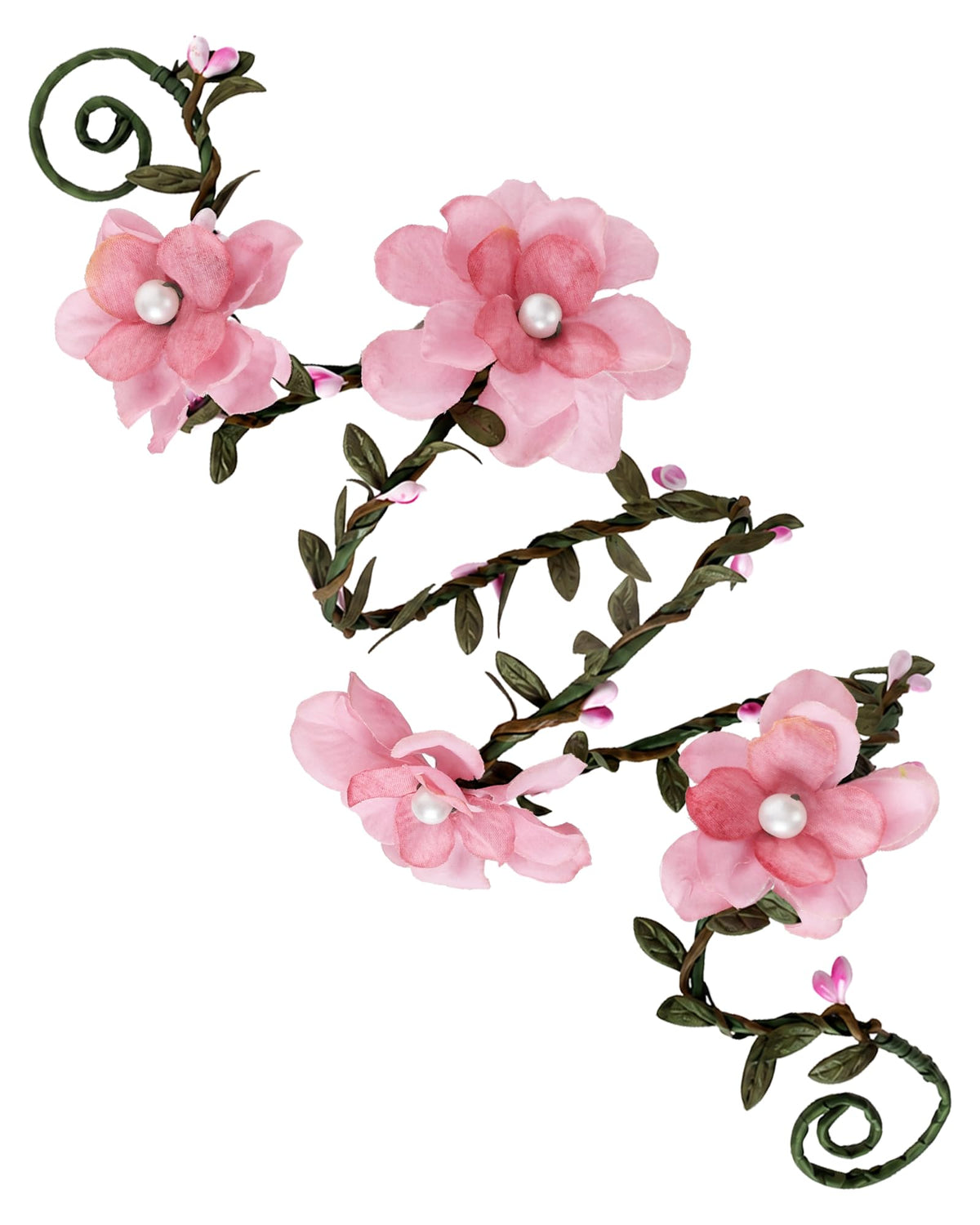 FRESHME Renaissance Fairy Floral Arm Wrap - 1 PC Elf Bracelet Forest Mother Nature Costume Renfaire Cosplay Fairy Accessories