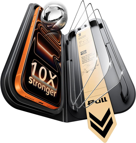 ESR 3 Pack for iPhone 17 Pro Max Screen Protector, Armorite Pro