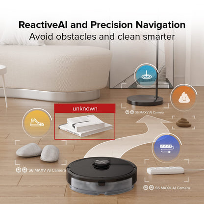roborock Q7 M5+ Robot Vacuum and Mop, Up to 7-9 Weeks Self-Empty, 10000Pa