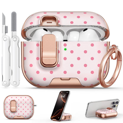 for AirPods Pro 2nd/1st Case (2023-2019)-Purple Bell Flower