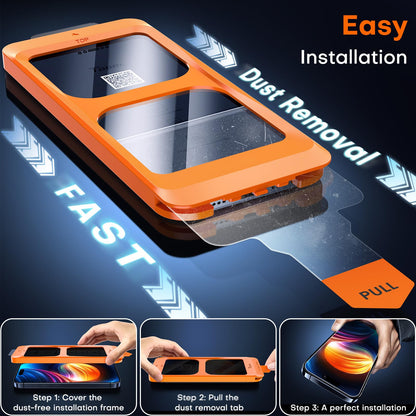 TOCOL for iPhone 17 Screen Protector, Easy Installation