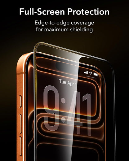 ESR 3 Pack for iPhone 17 Pro Max Screen Protector, Armorite Pro