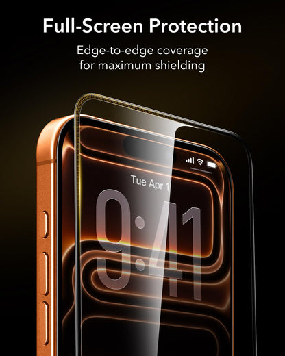 ESR 3 Pack for iPhone 17 Pro Max Screen Protector, Armorite Pro