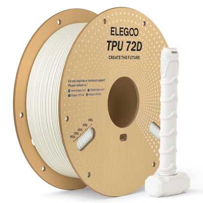 ELEGOO TPU 3D Printer Filament 1.75mm Black 1KG, 95A Flexible