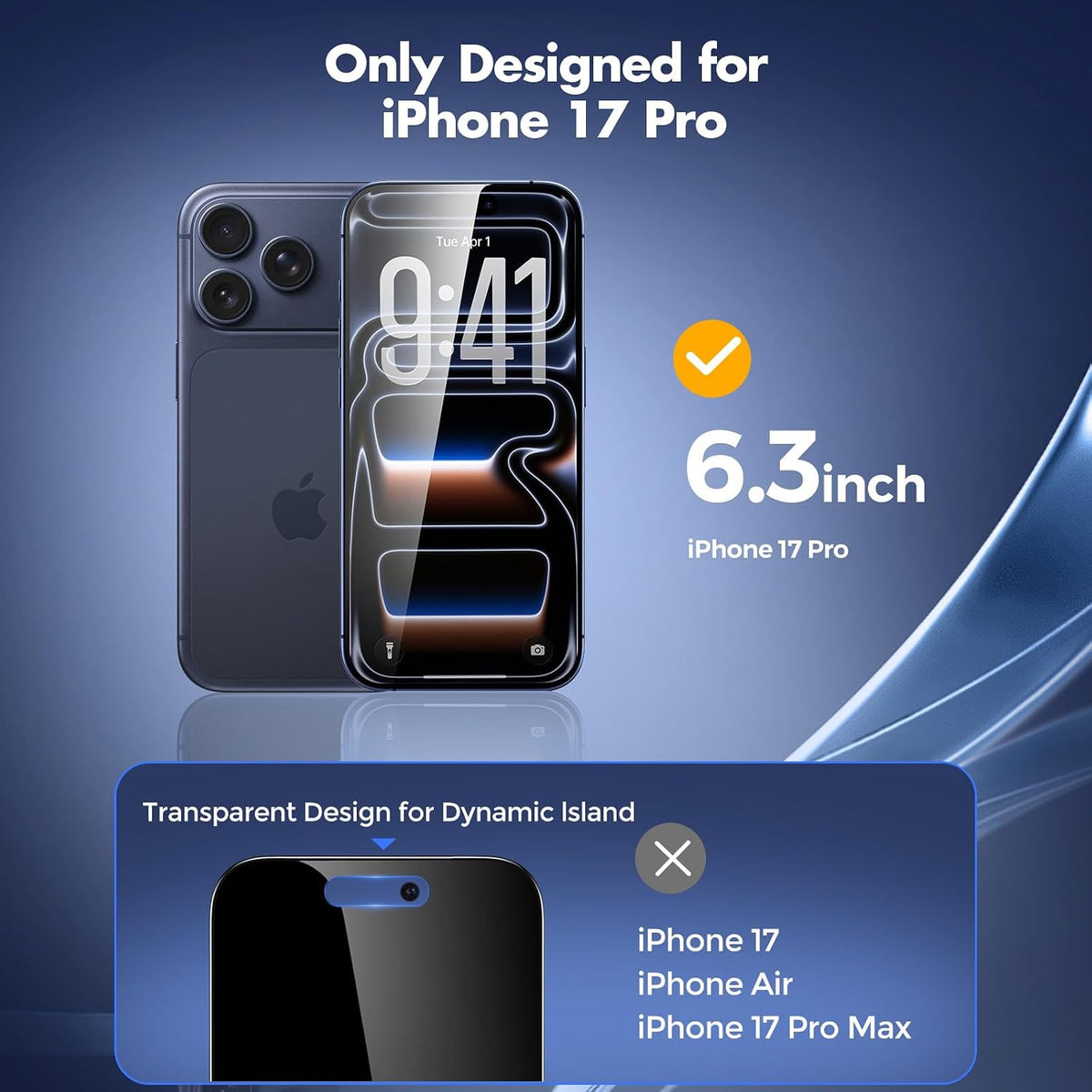 UNBREAKcable Privacy Screen Protector for iPhone 15, Full Coverage