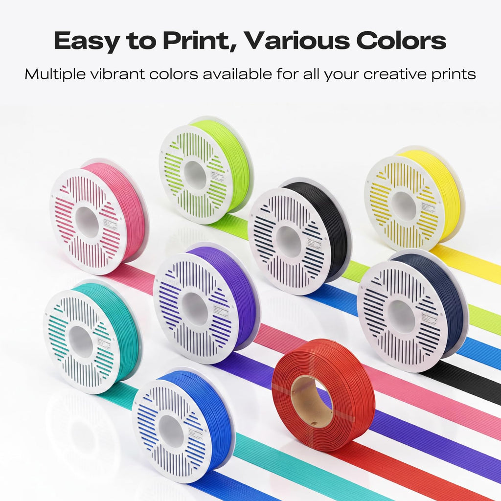 Creality Hyper PLA Filament RFID 1.75mm with Reusable Spool 1KG, High Speed Up to 600mm/s, White, 1-Pack