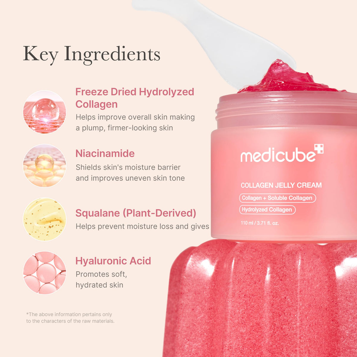 medicube Collagen Jelly Cream, Moisturizing Cream for Plump Skin, 1.69fl.oz