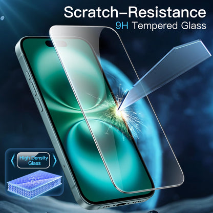 JETech Screen Protector for iPhone 18 Pro Max/17 Pro Max, 3-Pack