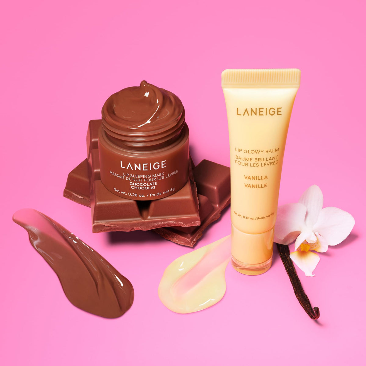 LANEIGE Lip Glowy Balm | Sheer Tinted Lip Treatment Balm Tube