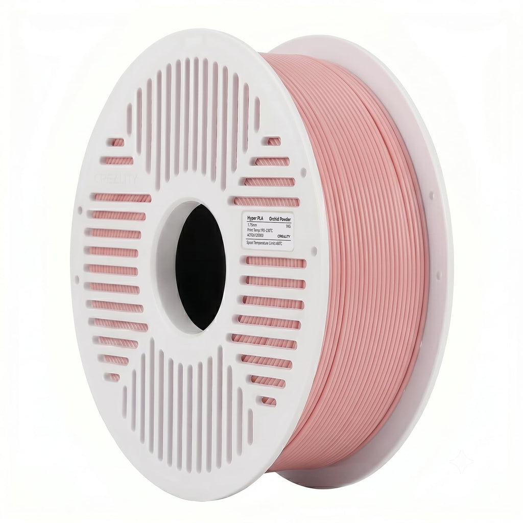 Creality Hyper PLA Filament RFID 1.75mm with Reusable Spool 1KG, High Speed Up to 600mm/s, White, 1-Pack