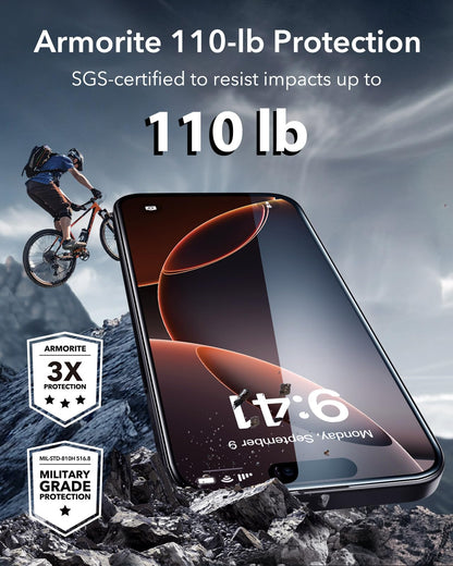 ESR 3 Pack for iPhone 17 Pro Max Screen Protector, Armorite