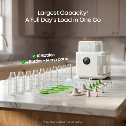 eufy S1 Pro Baby Bottle Washer, Sterilizer & Dryer, Built-in Water Softener