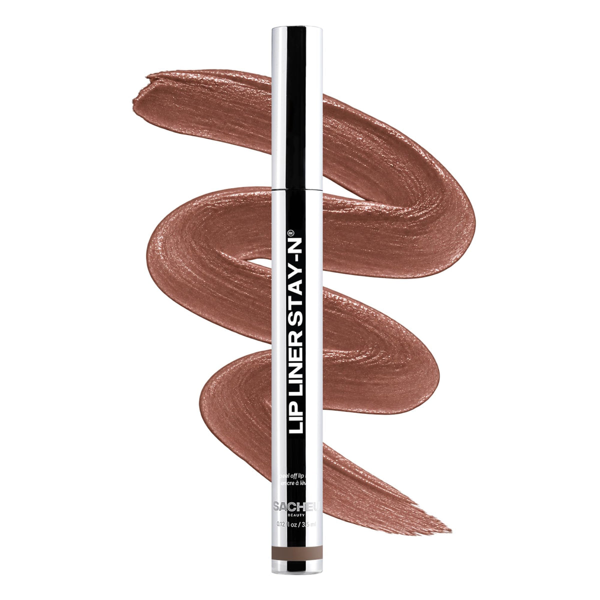 Sacheu Lip Liner STAY-N Peel Off Lip Stain, Longwear, Main Character