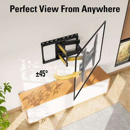 Mounting Dream Full Motion TV Wall Mount for Most 42-90 Inch TV Heavy Duty